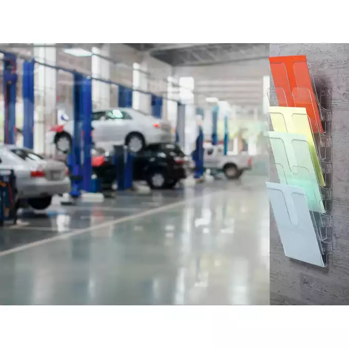 Zestaw 6 pionowych pojemników na dokumenty FLEXIPLUS A4 DURABLE, przezroczysty
