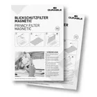 FILTR PRYWATYZUJĄCY DURABLE MAGNETIC MACBOOK® PRO Z MAGNETYCZNYM MOCOWANIEM I ETUI OCHRONNYM