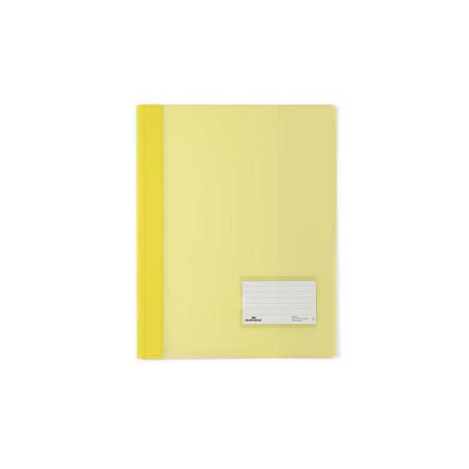 Skoroszyt A4+ Durable, prześwitujący - Kolor: żółty