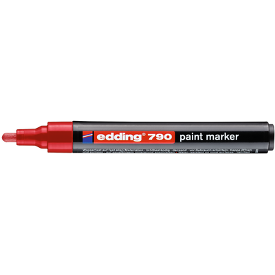 Marker olejowy Edding 790 czerwony