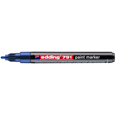Marker olejowy Edding 791 niebieski 1-2 mm