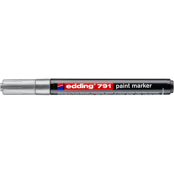 Marker olejowy Edding 791 srebrny 1-2 mm