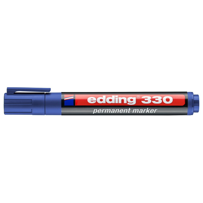 Marker pernamentny Edding 330 ścię. koń. niebieski