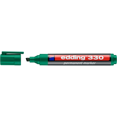 Marker pernamentny Edding 330 ścię. koń. zielony