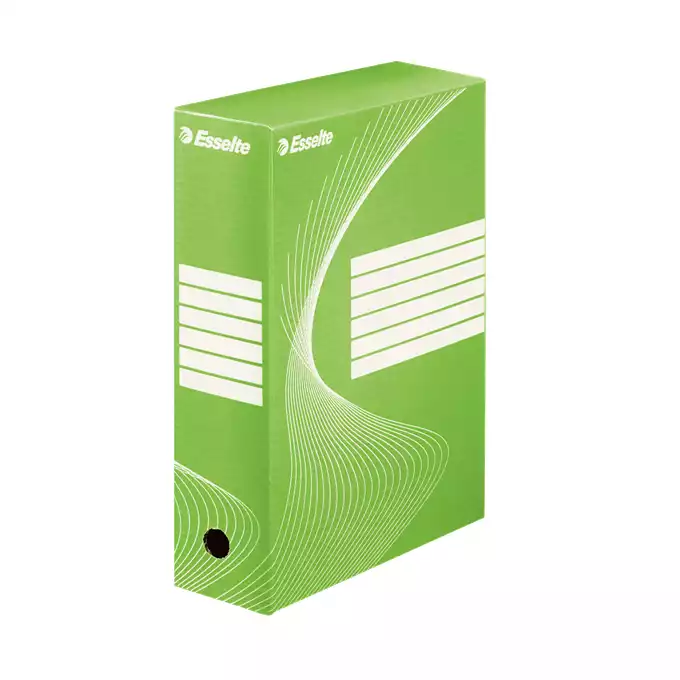 PUDŁO ARCHIWIZACYJNE 100MM ZIELONE BOXY ESSELTE