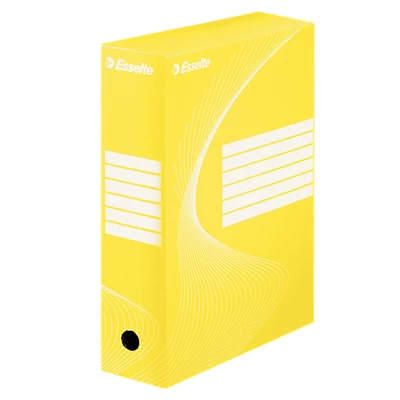PUDŁO ARCHIWIZACYJNE 100MM ŻÓŁTE BOXY ESSELTE  