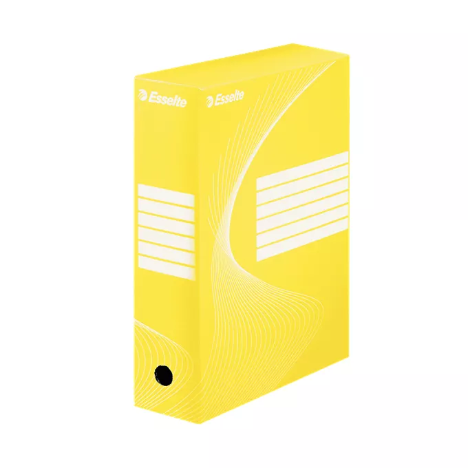 PUDŁO ARCHIWIZACYJNE 100MM ŻÓŁTE BOXY ESSELTE  