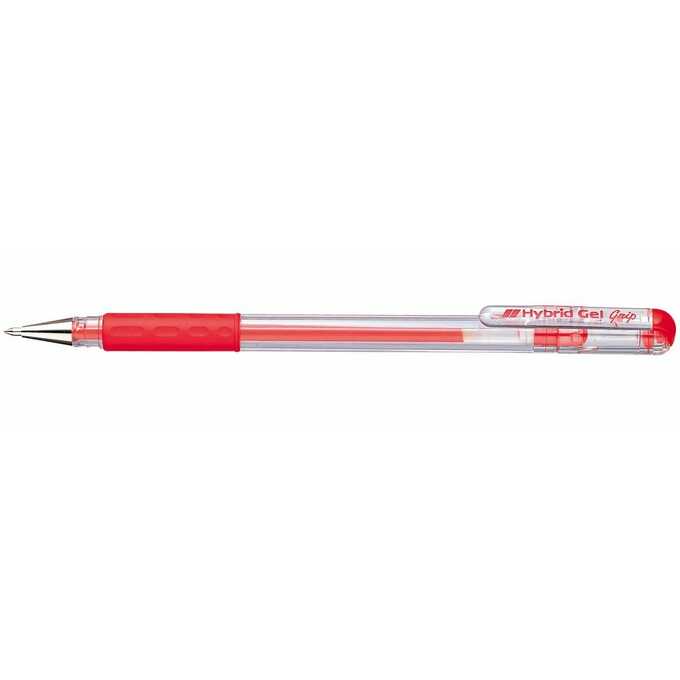 Pentel, długopis żelowy Hybrid K116 czerwony