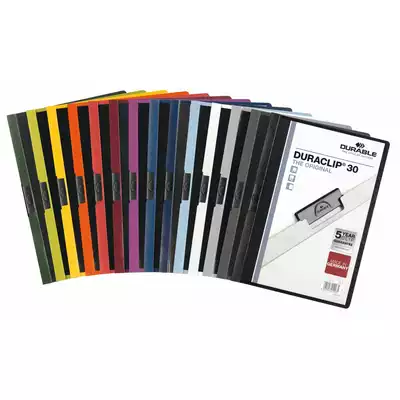 Skoroszyt zaciskowy DURACLIP&amp;#x00AE; 30 A4, kolorowy