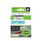 DYMO LM Taśma D1 19mm x 7m czarny nadruk na białym tle
