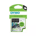 DYMO LM Taśma D1 nylonowa czarny nadruk na białym tle 12mm x 3,5m