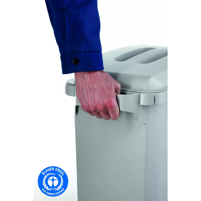 Kosz na śmieci DURABIN® ECO 60L prostokątny, szary