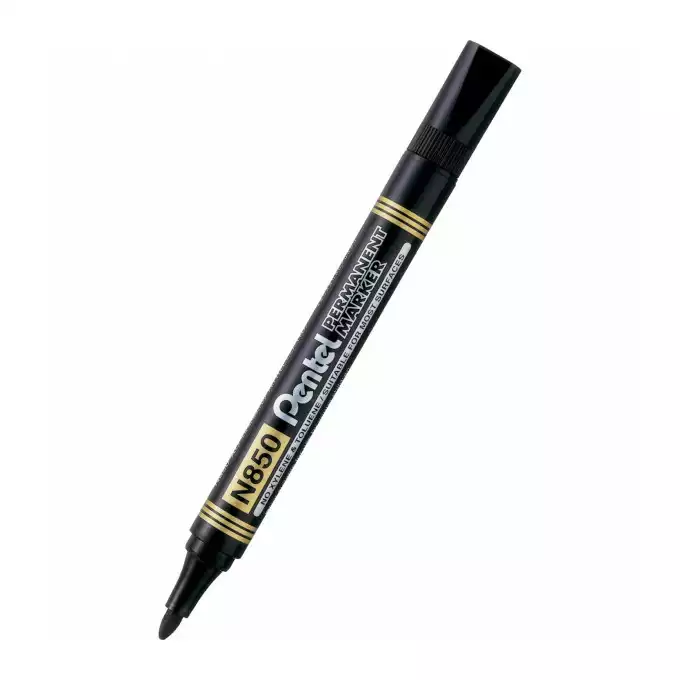 Marker Permanentny N850 Czerwony Okr.Końc. Pentel (1)