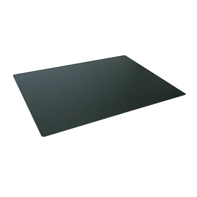 Podkład na biurko 650x500 mm ozdobne krawędzie PP nieprzezroczyste, czarny