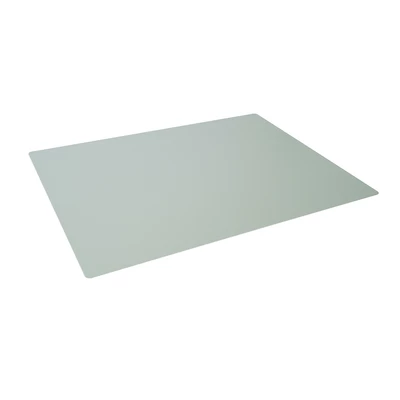 Podkład na biurko 650x500 mm ozdobne krawędzie PP nieprzezroczyste, szary