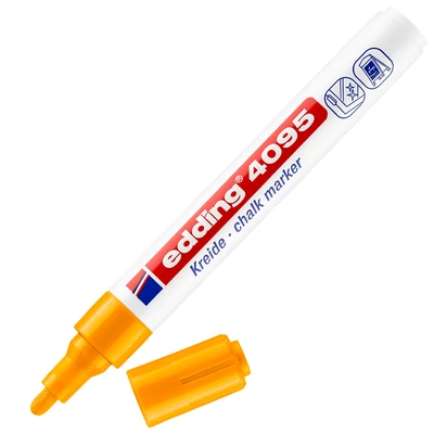MARKER KREDOWY E-4095 EDDING, 2-3MM, POMARAŃCZOWY NEONOWY