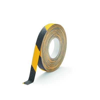 Taśma antypoślizgowa DURALINE® GRIP+ 25 mm żółty/czarny