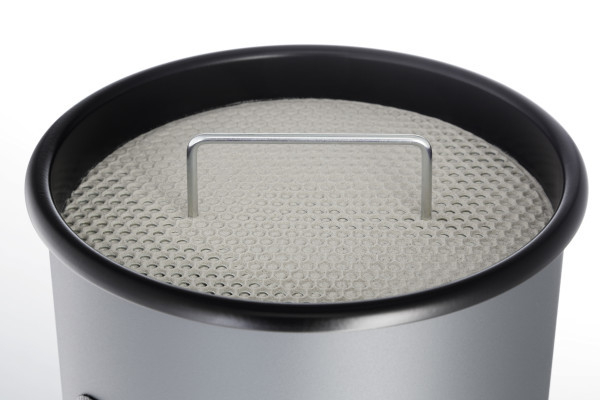 Durable 333023 trash can 17 L Round Metal Silver